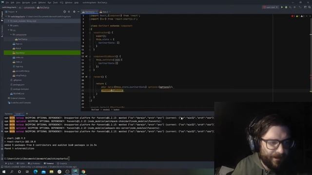 Create a Chart with multiple Dataset switching via state [React + react-chartjs-2 Tutorial] смотреть онлайн