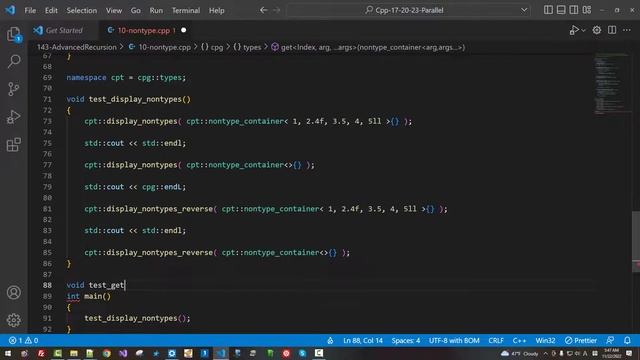 143- AR PND PNI 9 - nontype_container, float-point nontype template parameter, InvalidIndex смотреть онлайн