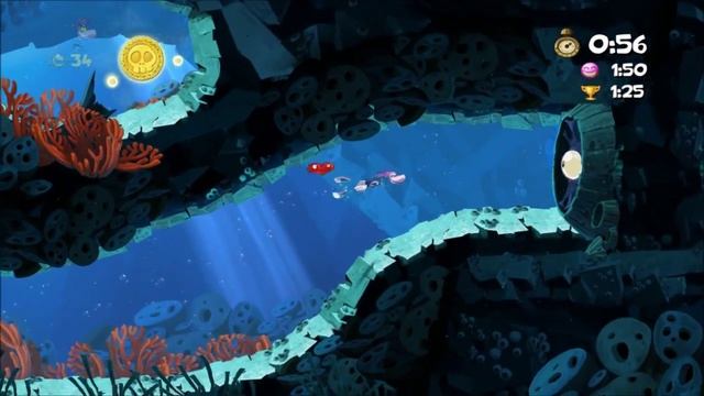 Rayman Origins 100% Playthrough: World 9 - Time Trials смотреть онлайн