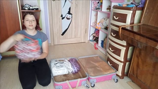 Собираю чемодан в лагерь/ + ручная кладь✈? смотреть онлайн