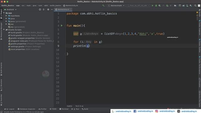 Kotlin : list implementation | Added Subtitles | android coding смотреть онлайн
