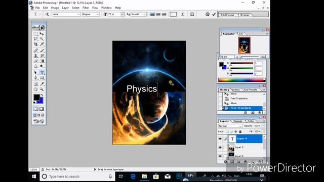 Adobe Photoshop tutorial :Make your books attractive, word art. смотреть онлайн