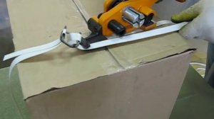 Ручная обвязка груза ПП лентой раздельный инструмент+пряжка
