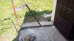 Тамбур из металлопрофиля своими руками