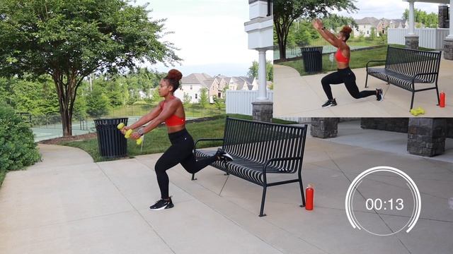 15 MINUTE FULL BODY WORKOUT WITH ME + WARM UP смотреть онлайн