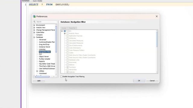 #sqldeveloper #oracle DB Navigation Filter смотреть онлайн