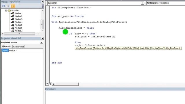 VBA code for Filedialog(to select the file,folder path dynamically) смотреть онлайн