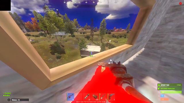 RAGE CHEATING ON RUST HVH SERVER! смотреть онлайн