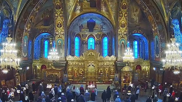 Богослужения Святого Богоявления | Литургия. Освящение воды | Запись трансляции | 19.01.2021 г. смотреть онлайн