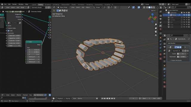 [Demo] Tank Track - Blender Geometry Nodes 3.0 Field смотреть онлайн
