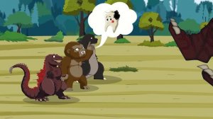 EVOLUTION of GODZILLA vs SHIN GODZILLA'S ATOMIC BREATH: Who Is The King Of Monster???- FUNNY CARTOO