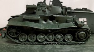 Pz III Ausf J из ПЛАСТИЛИНА ОБСТРЕЛ / ДИОРАМА ТАНКА из ПЛАСТИЛИНА.