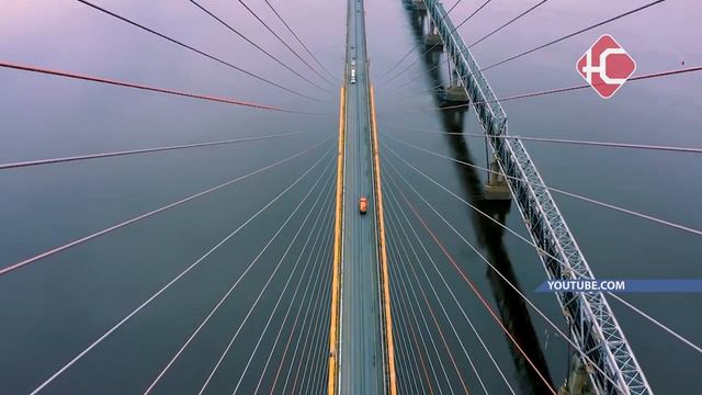Строительство нового моста через Обь смотреть онлайн