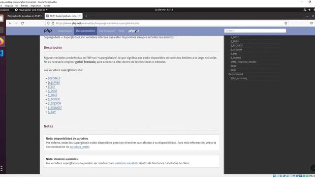 Serie Php: 01 Variables locales, globales y superglobales смотреть онлайн
