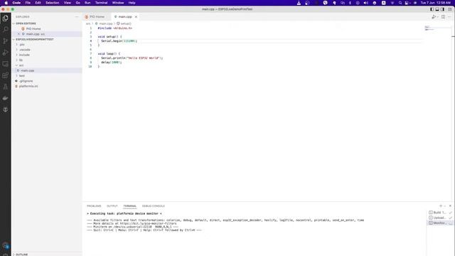 VS Code and PlatformIO For Arduino And ESP32 Development macOS смотреть онлайн