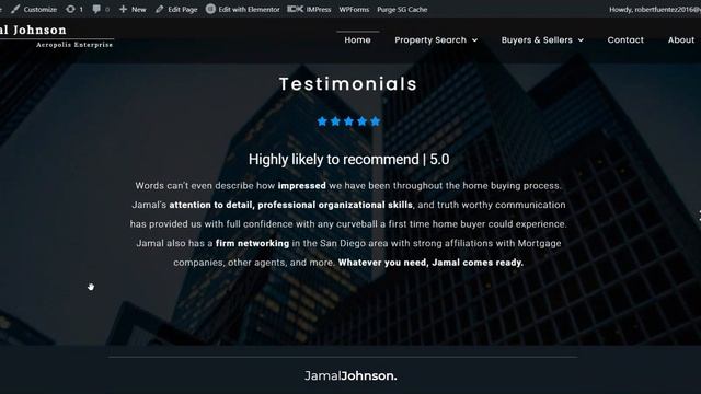 Elementor Wordpress Real Estate Website Layout смотреть онлайн