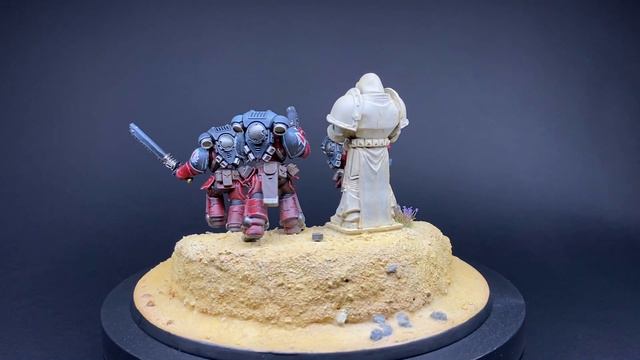 Warhammer 40k : Flesh Tearers Devastation of Baal Diorama смотреть онлайн