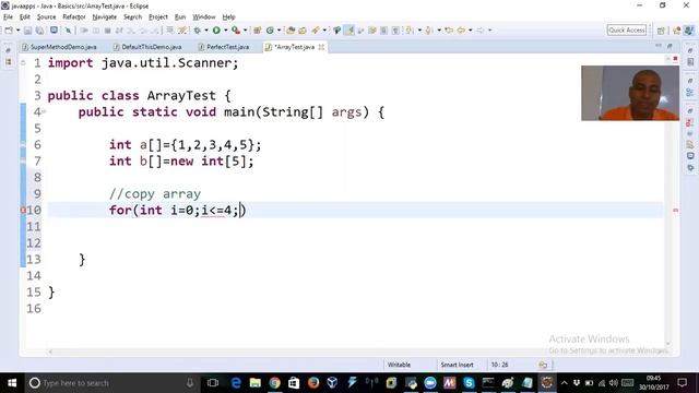 56. Core java Array Copy by Manohar Papasani смотреть онлайн