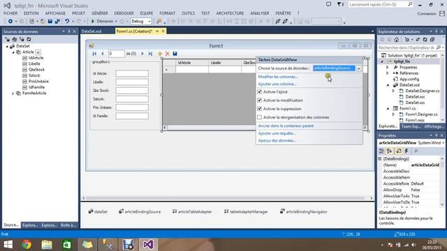 Développement Rapide d’Application avec Visual Studio (c#) смотреть онлайн