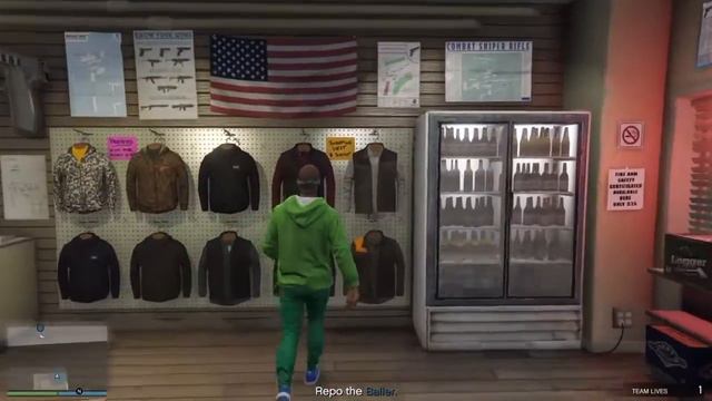 GTA Online-How To Dress As Grove Street Member Using The Bandana Glitch 1.35 смотреть онлайн