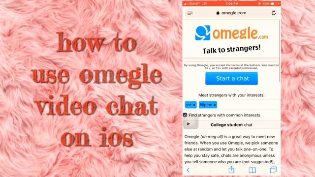 HOW TO USE OMEGLE VIDEO CHAT ON IOS! смотреть онлайн