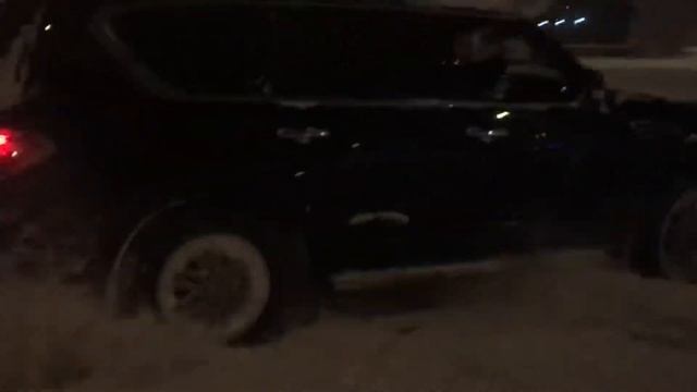 Nissan patrol | drift in snow смотреть онлайн