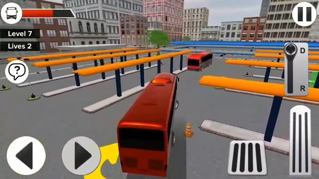 City Bus Parking Driving Simulator 3D - Bus Games - Android Gameplay смотреть онлайн