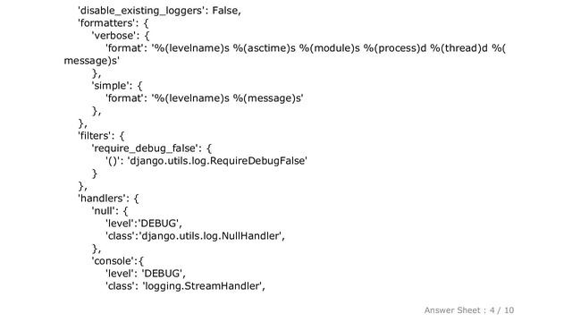 PYTHON : Elegant setup of Python logging in Django смотреть онлайн