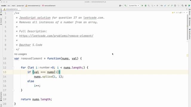Leetcode.com - Remove Element смотреть онлайн