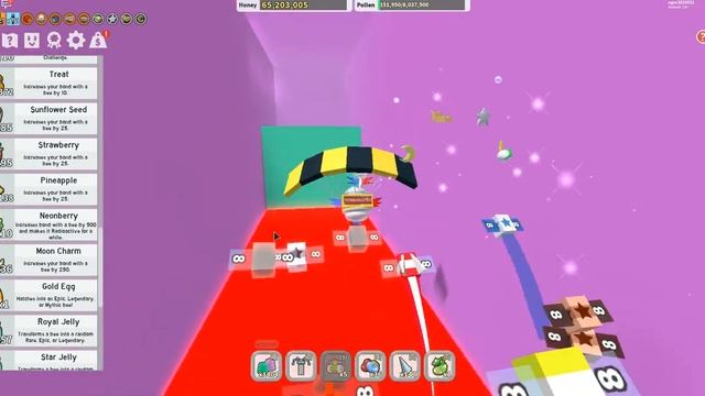 Открываю 5 подарков в роблокс!!!С другом!!!В режиме Bee Swarm Simulator смотреть онлайн