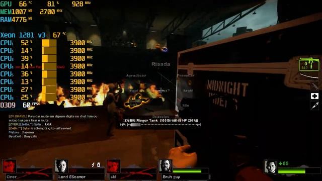 Test Xeon e3 1281v3 Left 4 Dead 2 server ZMBrasil смотреть онлайн