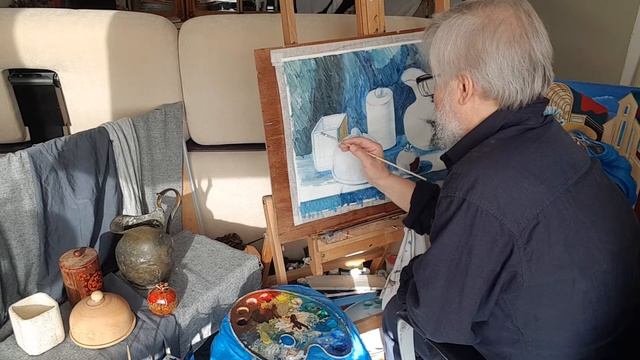 Бурбицкий И.В. _ ☆Композиция☆ "Натюрморт" задание_12 Объём предметов и глубина пространства смотреть онлайн