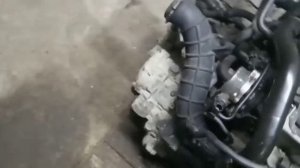 Снятие двигателя на Renault Espace 2.2 dCi G9T - ч.2