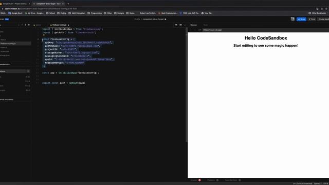 Google Authentication Using Firebase (V9) смотреть онлайн