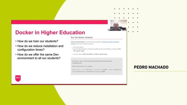 Webinar: Use of Docker for teaching Computer Sciences subjects in Higher Education смотреть онлайн