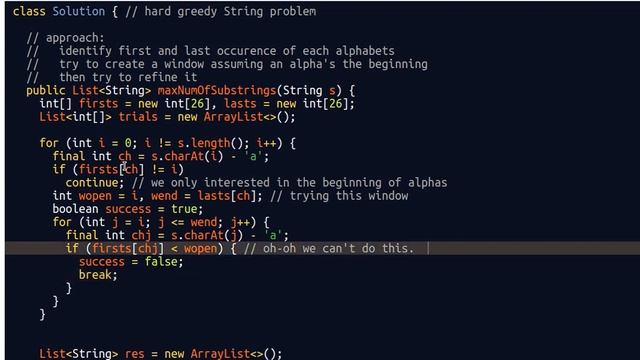 Leetcode 1520. Maximum Number of Non-Overlapping Substrings смотреть онлайн