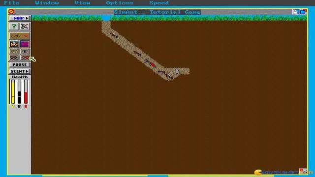 SimAnt gameplay (PC Game, 1991) смотреть онлайн