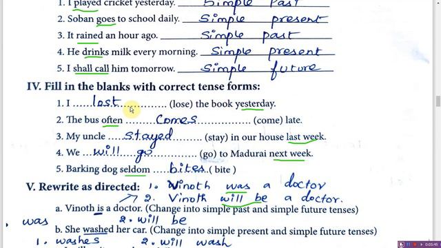 REFRESH COURSE MODULE 2020-21 | 10TH STD ENGLISH | 6,7 SIMPLE TENSES, CONTINUOUS TENSES смотреть онлайн