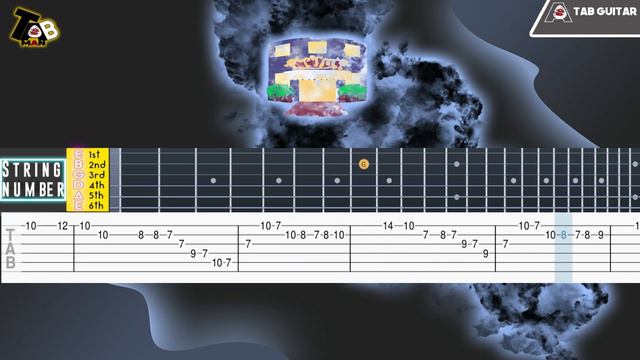 Hotel Theme - Undertale Guitar Tabs Tutorial смотреть онлайн