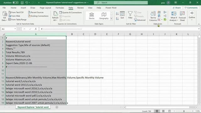 Cara Buka dan Edit File CSV di MS Excel Agar Hasil Rapi dan Mudah di Baca - Cara 2 смотреть онлайн