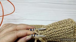 #невидимыйшов                             Невидимый трикотажный шов в платочной вязке.