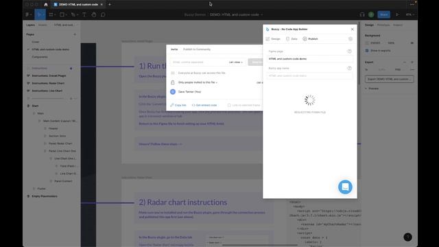 Buzzy Figma Plugin: HTML and custom code demo file walkthru смотреть онлайн