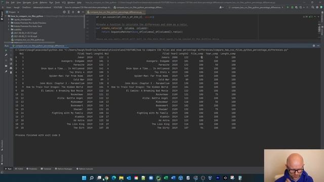 How To Show Percentage Differences Between Files In Python смотреть онлайн
