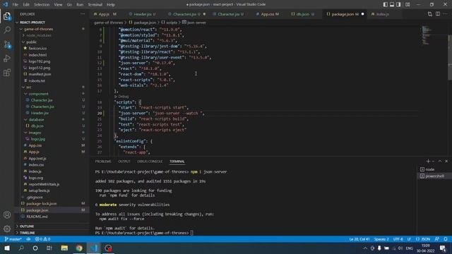 Creating a REST API with JSON-Server | React & Material-UI | React Project Series смотреть онлайн