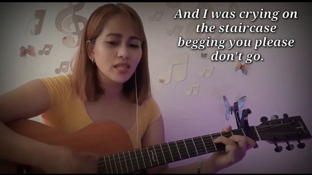 LOVE STORY - TAYLOR SWIFT | EASY GUITAR CHORDS WITH LYRICS #guitartutorial #guitarcover смотреть онлайн