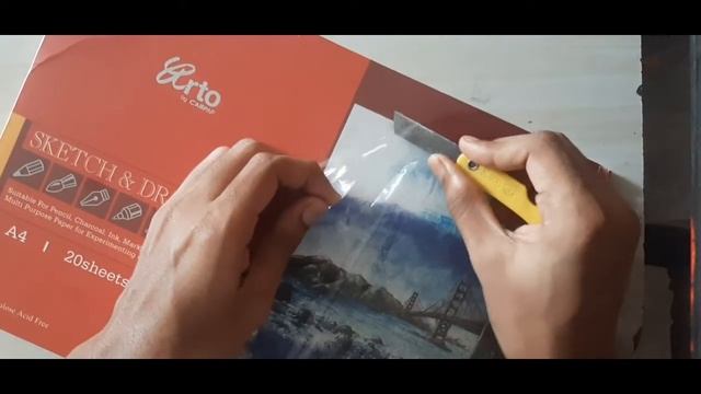 UNBOXING arto sketch and drawing pad !! and Artline pencils(graphite) in telugu ||beginners || смотреть онлайн