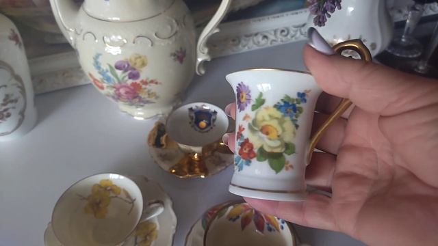 Антикварные мокко пары Rosenthal? Sorau ?Чайник Schumann ?Антикварный фарфор Германия! смотреть онлайн