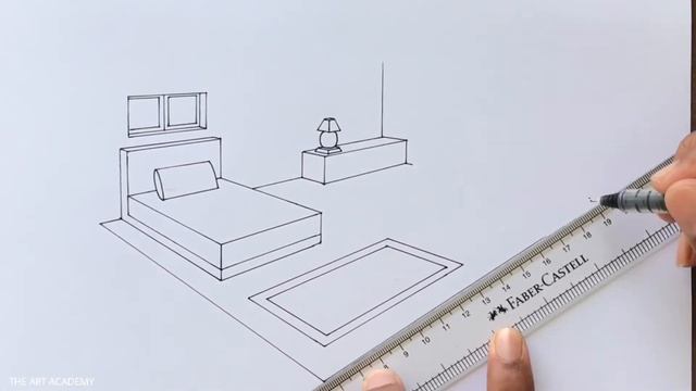 How to Draw a Room in 2 Point Perspective смотреть онлайн