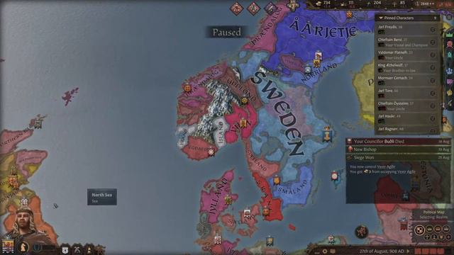 [5] WILL OUR DYNASTY SURIVE!? Crusader Kings 3 - Northern Lords Roleplay смотреть онлайн