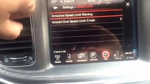 How to adjust the speed limit warning. смотреть онлайн
